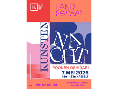 Pooneh Oshidari Presents LAND ESCAPE at Kunsten Nacht Hasselt, Belgium